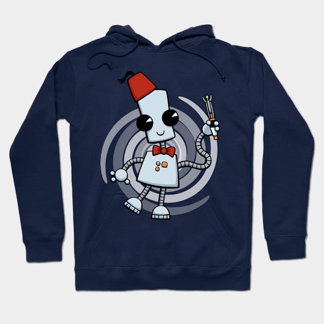 Ned the Time Traveller (11) Hoodie by DoodleDojo